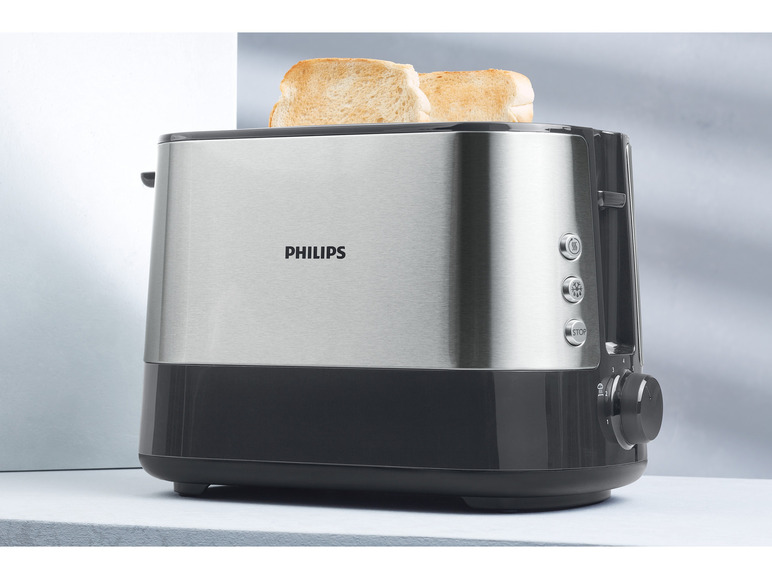 Gehe zu Vollbildansicht: PHILIPS Edelstahl Toaster »HD2637/90« - Bild 3