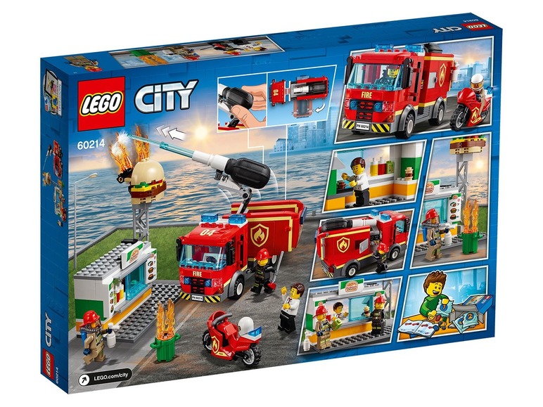 Gehe zu Vollbildansicht: LEGO® City 60214 Feuerwehreinsatz im Burger Restaurant - Bild 2