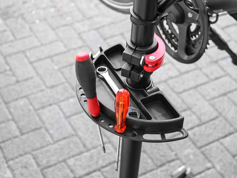 Gehe zu Vollbildansicht: EUFAB Fahrradmontageständer »Profi« aus Stahl, bis 30 kg - Bild 6