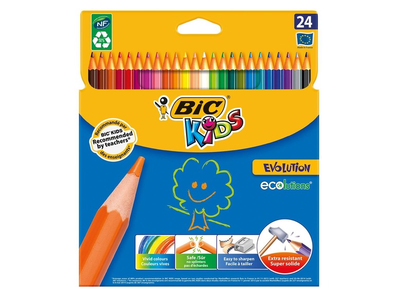 Gehe zu Vollbildansicht: BIC Kids Evolution Buntstifte - Bild 1