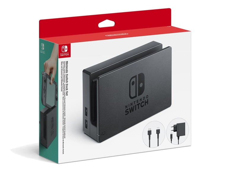 Gehe zu Vollbildansicht: Nintendo Stationsset, für Nintendo Switch, mit Netzteil und HDMI-Kabel - Bild 1