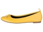 Gelbe Ballerinas mit Schleife.