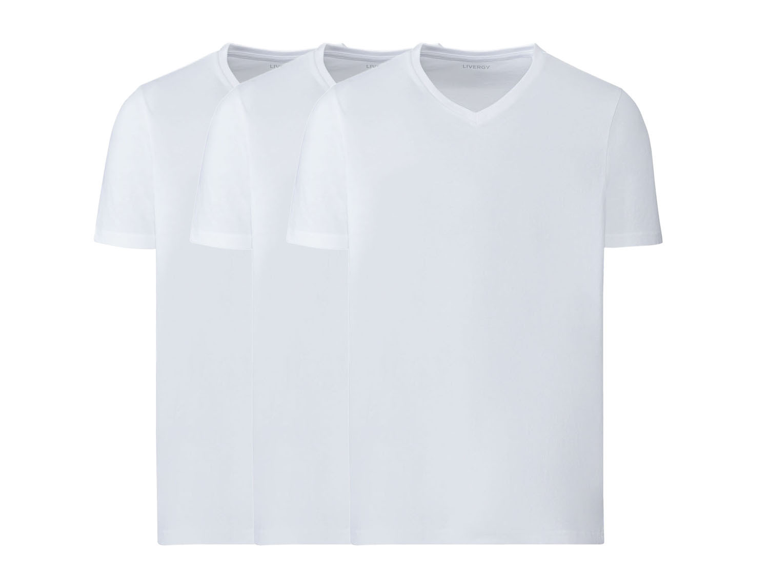 Columbia Herren V-Ausschnitt T-Shirt 3er Pack – 100 % Baumwolle, Bequem & Etikettenfrei