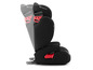 Kinderkraft Autositz in Schwarz mit roten Akzenten.