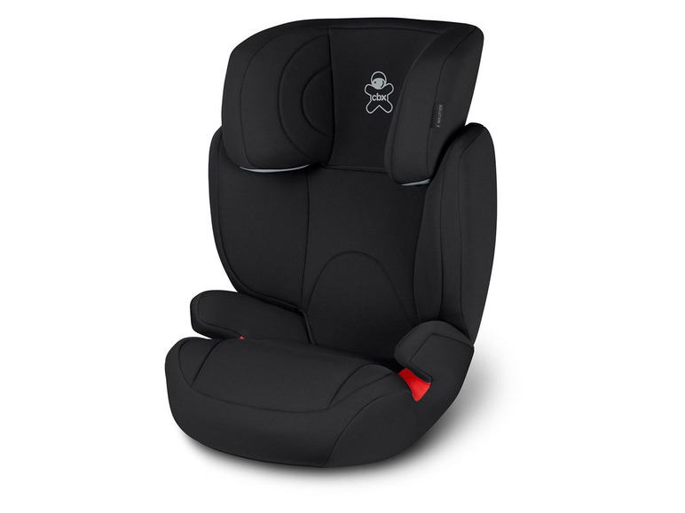 Ein schwarzer Cybex Solution Z Kindersitz.