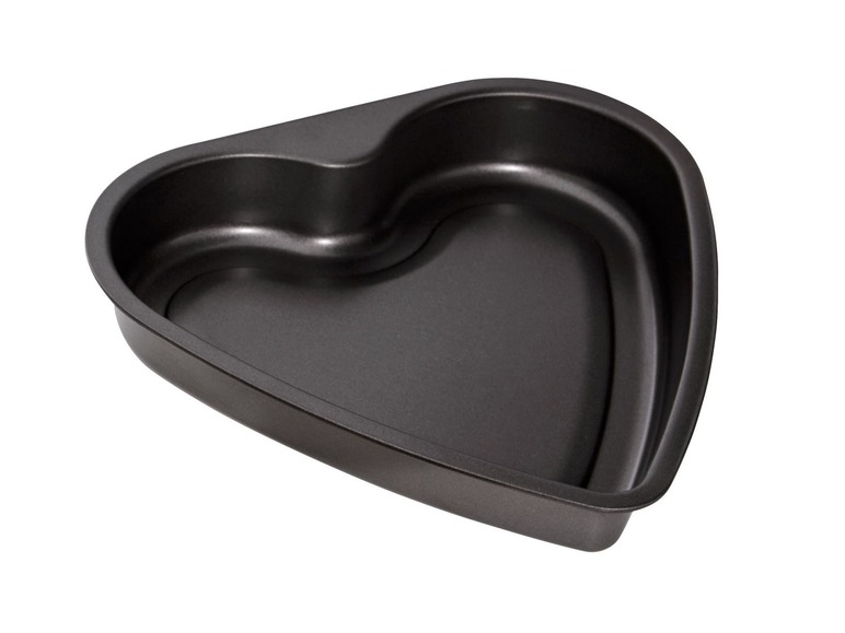 Eine Herzform zum Backen von Kuchen oder Brot.