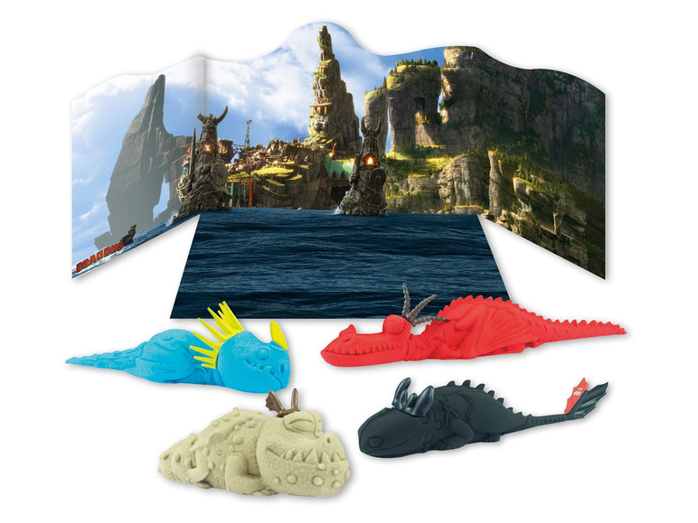 Gehe zu Vollbildansicht: CRAZE Magic Sand Dragons »Dragons Island«, mit 800 g Sand, 4x 3D Förmchen, ab 3 Jahren - Bild 14