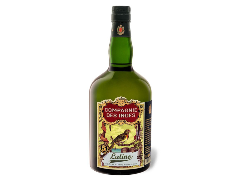 Rum 5 Indes 40% des Jahre Compagnie Vol Latino