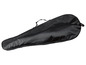 Eine schwarze Badminton-Tasche.