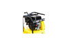 Gelbe Rüttelplatte mit einem Guide GRP 90 Motor.