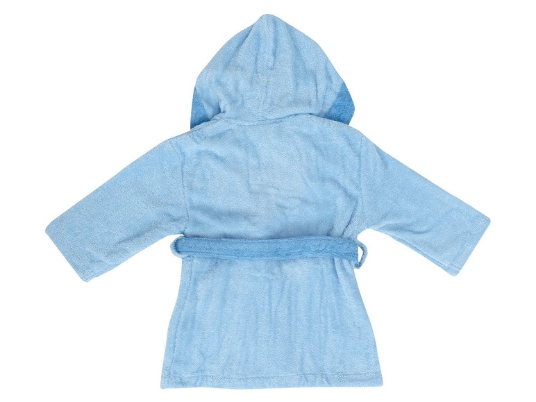 Gehe zu Vollbildansicht: Egeria Bademantel Baby «Teddy Bear blau», reine Baumwolle, verschiedene Größen, Stickerei - Bild 2
