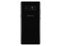 Schwarzes Samsung Galaxy Note 8 Smartphone von hinten.