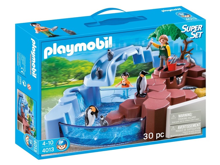 Playmobil Super Set mit Pinguinen und Tierpfleger.
