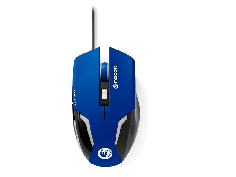Gehe zu Vollbildansicht: Nacon Optical Gaming Mouse GM-105 blau - Bild 1