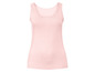 Ein rosa, schlichtes Tanktop für Damen.