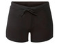 Schwarze Shorts mit Kordelzug.