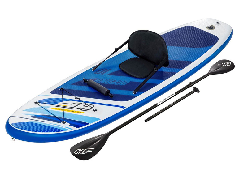 Gehe zu Vollbildansicht: Bestway Hydro-Force™ SUP Allround Board-Set "Oceana" 305 x 84 x 12 cm mit Kajak-Sitz und Paddel - Bild 1