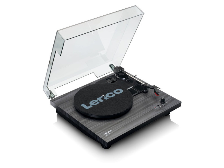 Gehe zu Vollbildansicht: Lenco LS-10 Plattenspieler im Holzgehäuse mit integrierten Lautsprechern - Bild 8