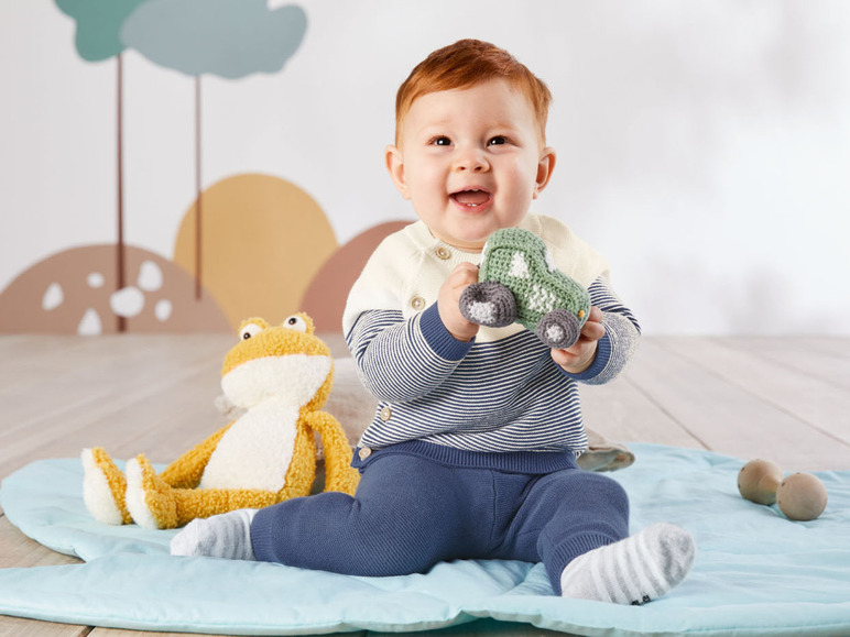 Gehe zu Vollbildansicht: LUPILU® Baby Strickjacke Jungen, mit Bio-Baumwolle - Bild 37