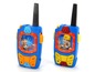 Zwei blaue Walkie-Talkies mit Bob der Baumeister