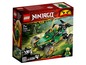 Lego Ninjago Legacy Set mit einem grünen Geländewagen und einer Minifigur.