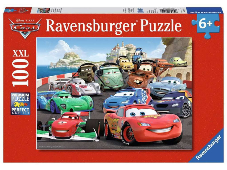 Gehe zu Vollbildansicht: Ravensburger XXL-Puzzle Disney Cars: Brisantes Rennen - Bild 1