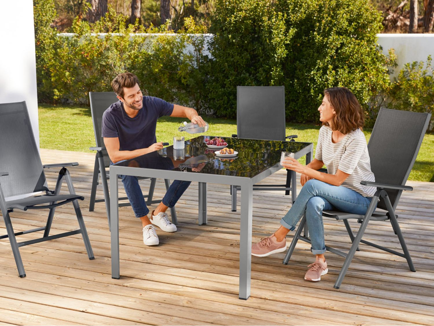 florabest FLORABEST® Gartentisch »Houston«, Aluminium,…