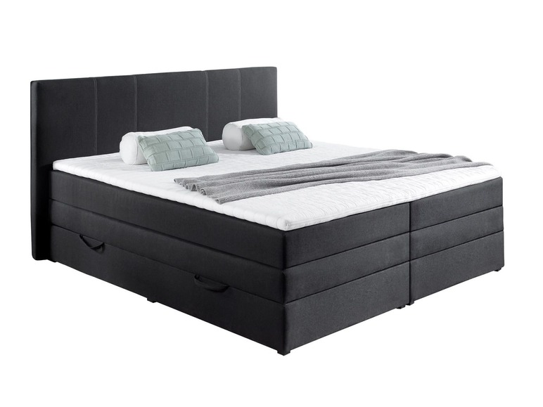 SUN GARDEN Boxspringbett »Mackay«, 2 Bonell-Federkernmatratzen, Komfortschaumkern-Topper | Boxspringbetten