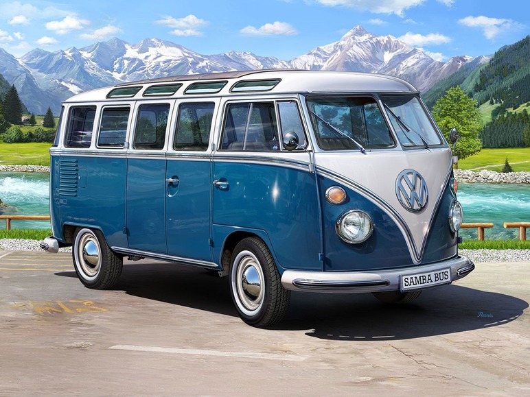 Gehe zu Vollbildansicht: Revell Volkswagen T1 "Samba Bus" - Bild 9