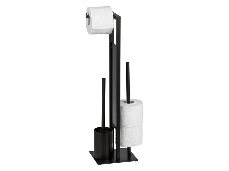 Gehe zu Vollbildansicht: Wenko Stand-WC-Garnitur »Rivalta«, mit integriertem Ersatzrollenhalter, Glasplatte - Bild 26