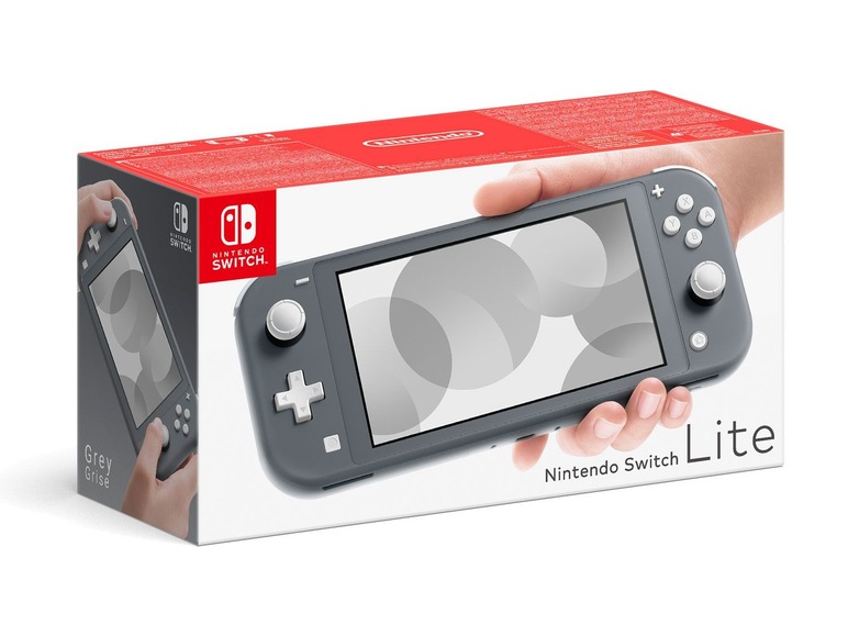 Gehe zu Vollbildansicht: Nintendo Switch Lite Konsole Grau - Bild 1