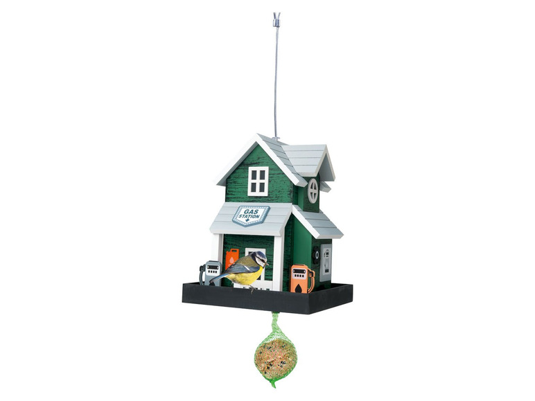 Gehe zu Vollbildansicht: ZOOFARI® Vogelfutterhaus, mit Aufhängedraht, aus Holz - Bild 4