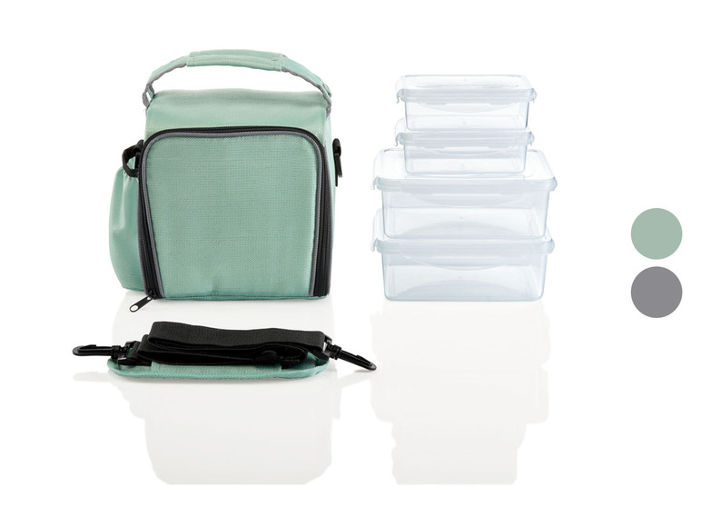 Go to full screen view: ERNESTO® cool bag with lunch box set, 5 pieces - Image 1
