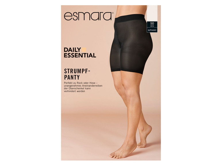 Gehe zu Vollbildansicht: ESMARA® Lingerie ESMARA® Strumpf-Panty Damen, 50 DEN, bequemer Komfortbund, mit Elasthan - Bild 4