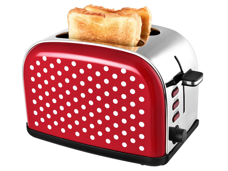 Gehe zu Vollbildansicht: KALORIK Toaster »TKG TO 1045 RWD«, 2 Scheiben, 37 mm Schlitze, 1050 Watt, Brötchenaufsatz - Bild 3