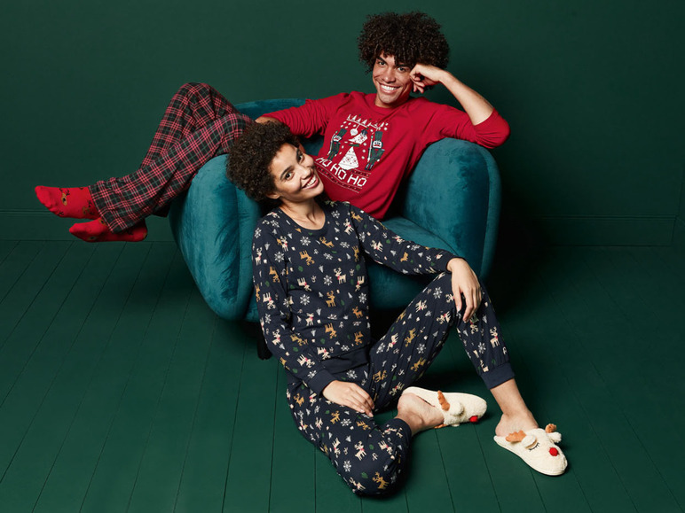 Gehe zu Vollbildansicht: LIVERGY® Herren Weihnachts-Pyjama - Bild 9