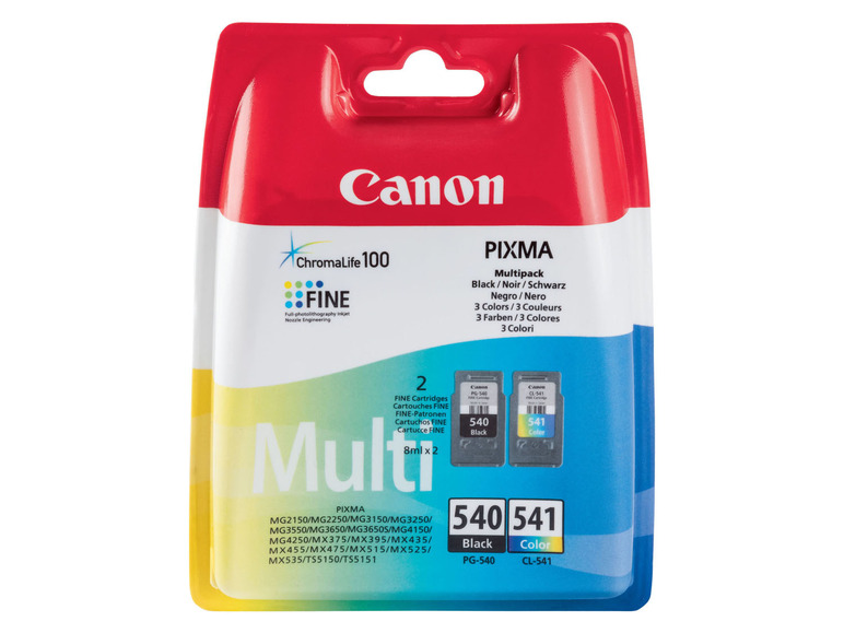 Gehe zu Vollbildansicht: Canon Druckerpatronen »PG-540/CL541« Multipack - Bild 1