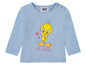 Ein blaues Langarmshirt mit Tweety Bird von Looney Tunes.