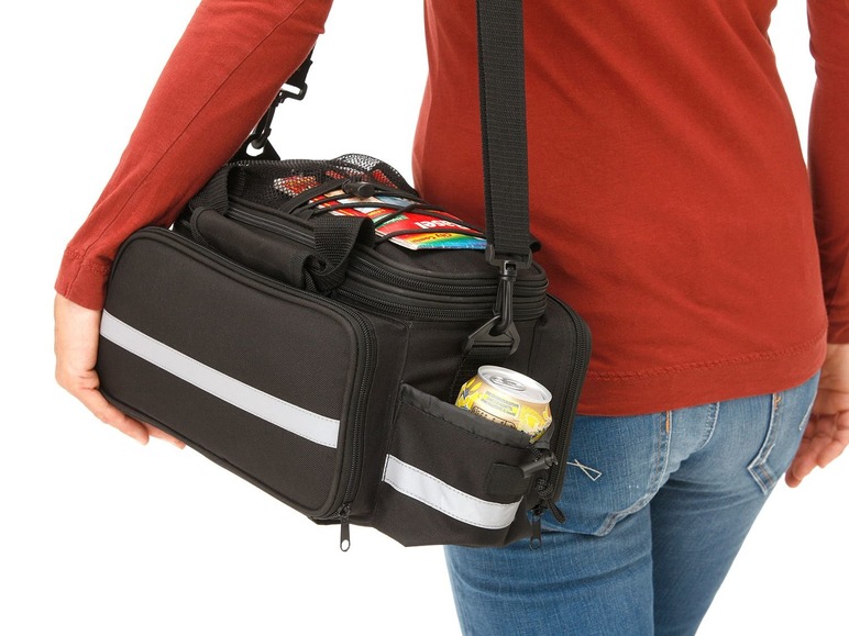 Gehe zu Vollbildansicht: FISCHER Gepäckträgertasche »VARIO«, 14,5-25 L, mit Regenschutzhaube - Bild 12