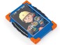 Ein blaues Spielzeug-Tablet mit Bob der Baumeister.