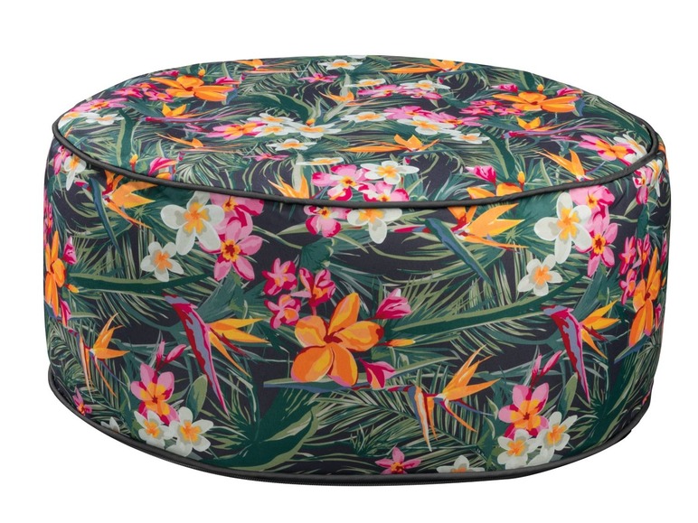 Gehe zu Vollbildansicht: FLORABEST Sitzpouf, aufblasbar, 53 cm Durchmesser, Sitzhöhe 23 cm, Bezug mit Reißverschluss - Bild 6