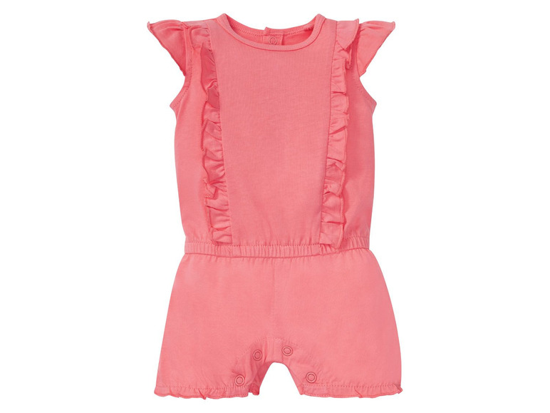 Gehe zu Vollbildansicht: LUPILU® Baby Jumpsuit Mädchen, mit Druckknöpfen - Bild 6