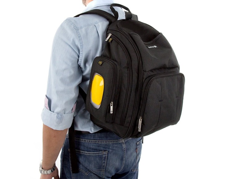 Gehe zu Vollbildansicht: Safety 1st Wickelrucksack, inkl. Wickelauflage, 17 Staufächer, gepolsterte Schultergurte - Bild 9