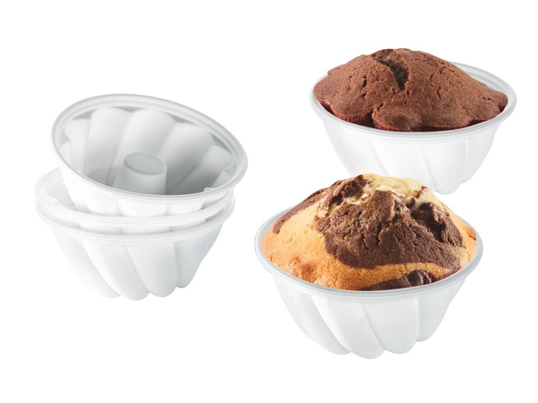 Gehe zu Vollbildansicht: ERNESTO® Muffin Formen, 12 Stück, wiederverwendbar, hitzebeständig, aus Silikon - Bild 3