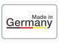 Made in Germany-Label mit deutscher Flagge.