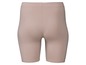 Beige Damen-Radshorts.