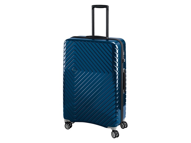 Gehe zu Vollbildansicht: TOPMOVE® Koffer, 90 l, aus Polycarbonat, 4 Komfort-Zwillingsrollen (360°), sehr leicht - Bild 1