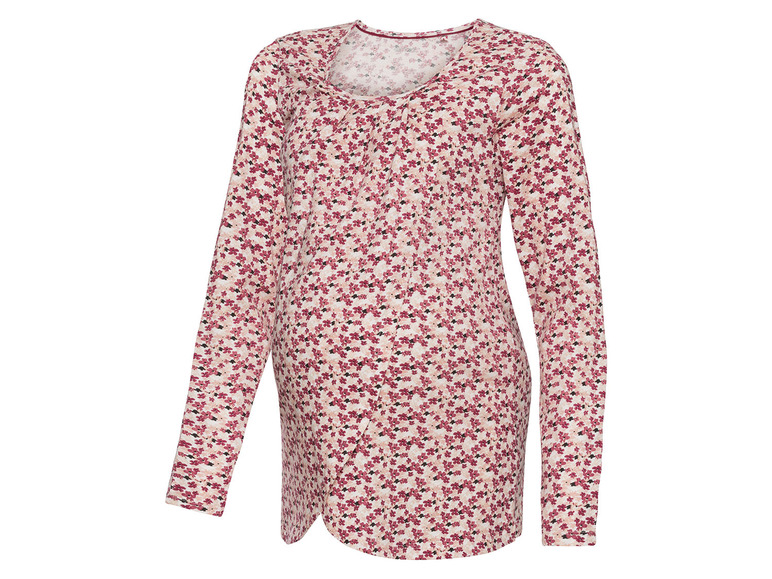 Gehe zu Vollbildansicht: esmara Damen Umstandspyjama, mit Bio-Baumwolle - Bild 25