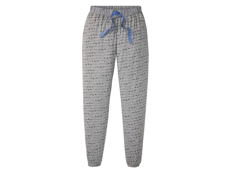 Gehe zu Vollbildansicht: ESMARA® Pyjama Damen, Bündchen am Beinabschluss - Bild 4