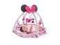 Babygym mit Minnie Mouse Motiv, rosa und grau.